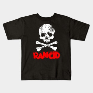 skull n bone red type Kids T-Shirt